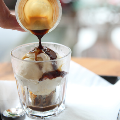 Affogato - where espresso meets gelato